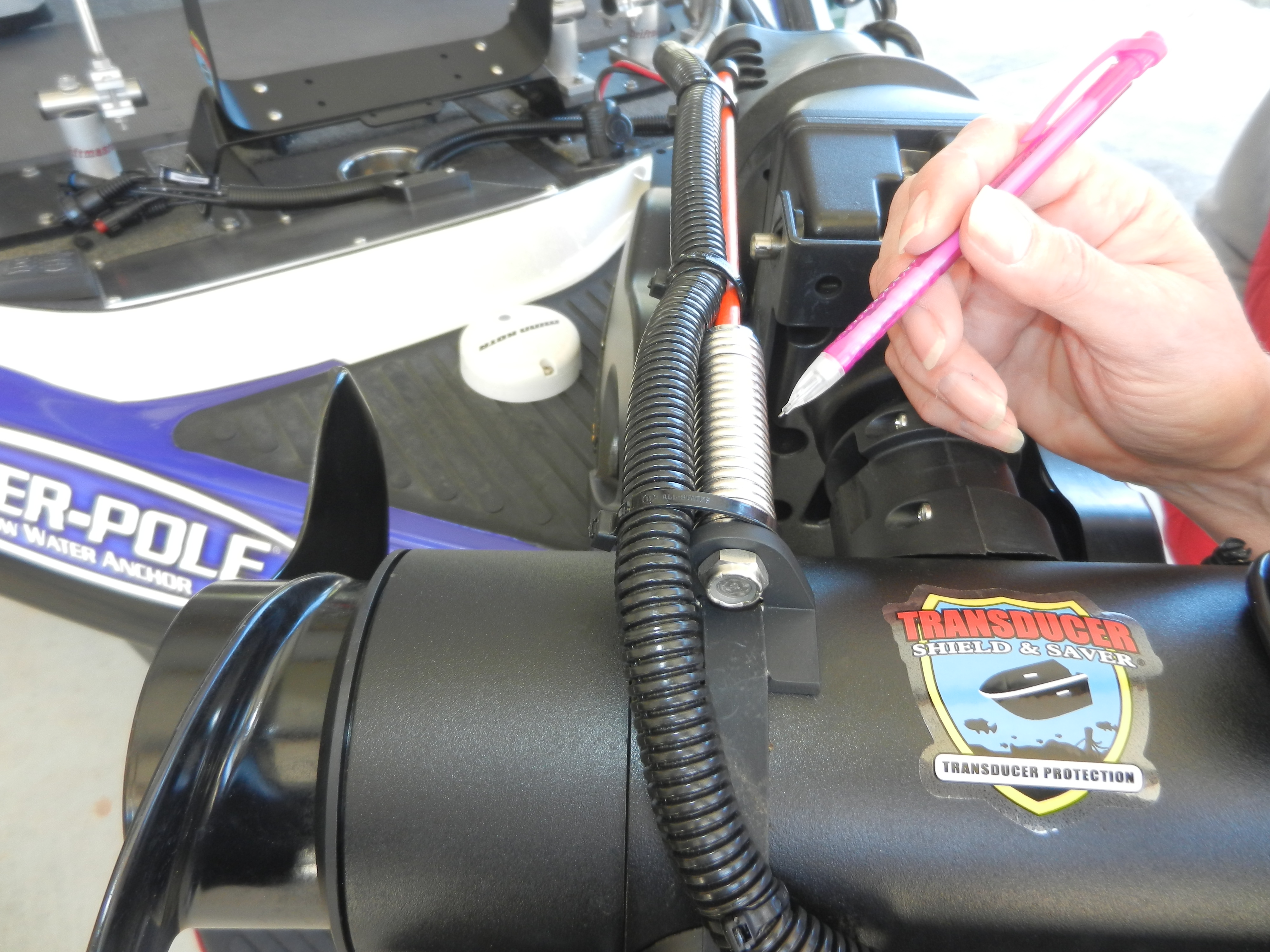 70 Lb Thrust Trolling Motor >> Transducer Shield and Saver Cable Guiding Tower great for ... 70 Lb Thrust Trolling Motor >> Transducer Shield and Saver Cable Guiding Tower great for ...