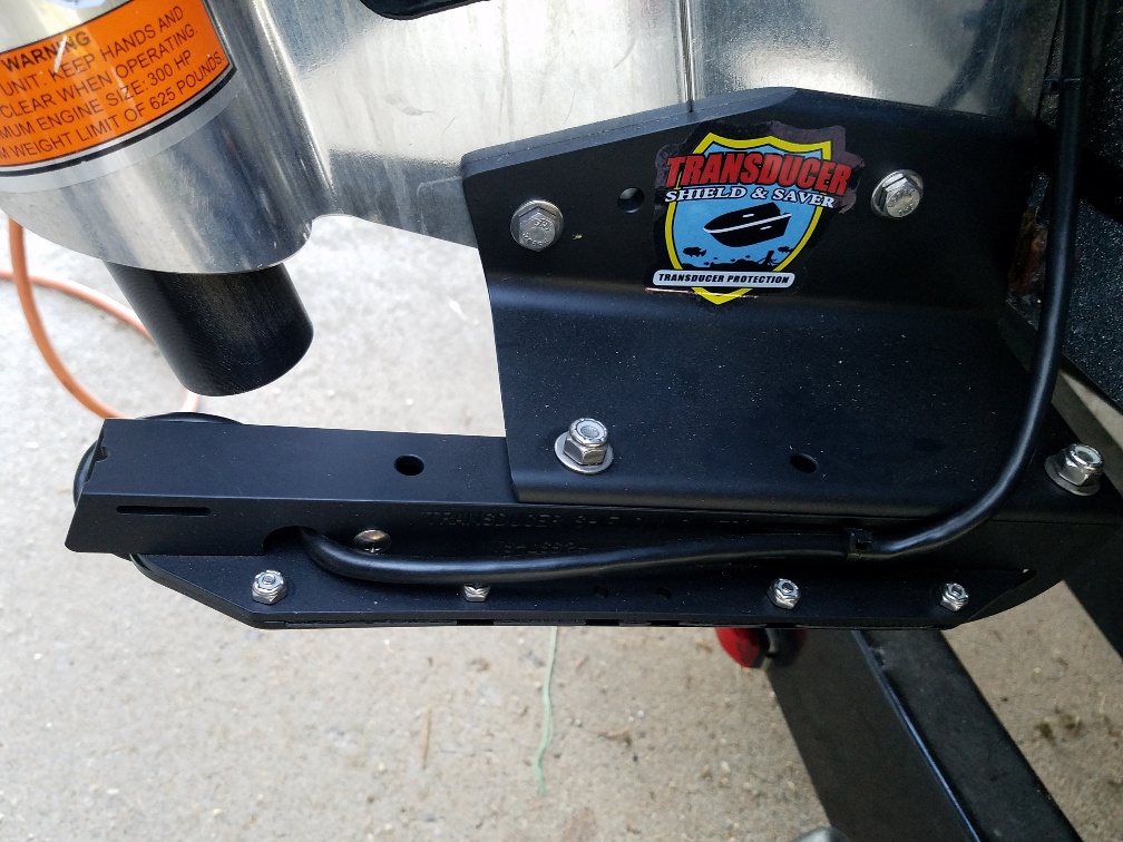 Transducer Shield and Saver ATLAS 8″ to 12″ Jack Plate L Bracket LB