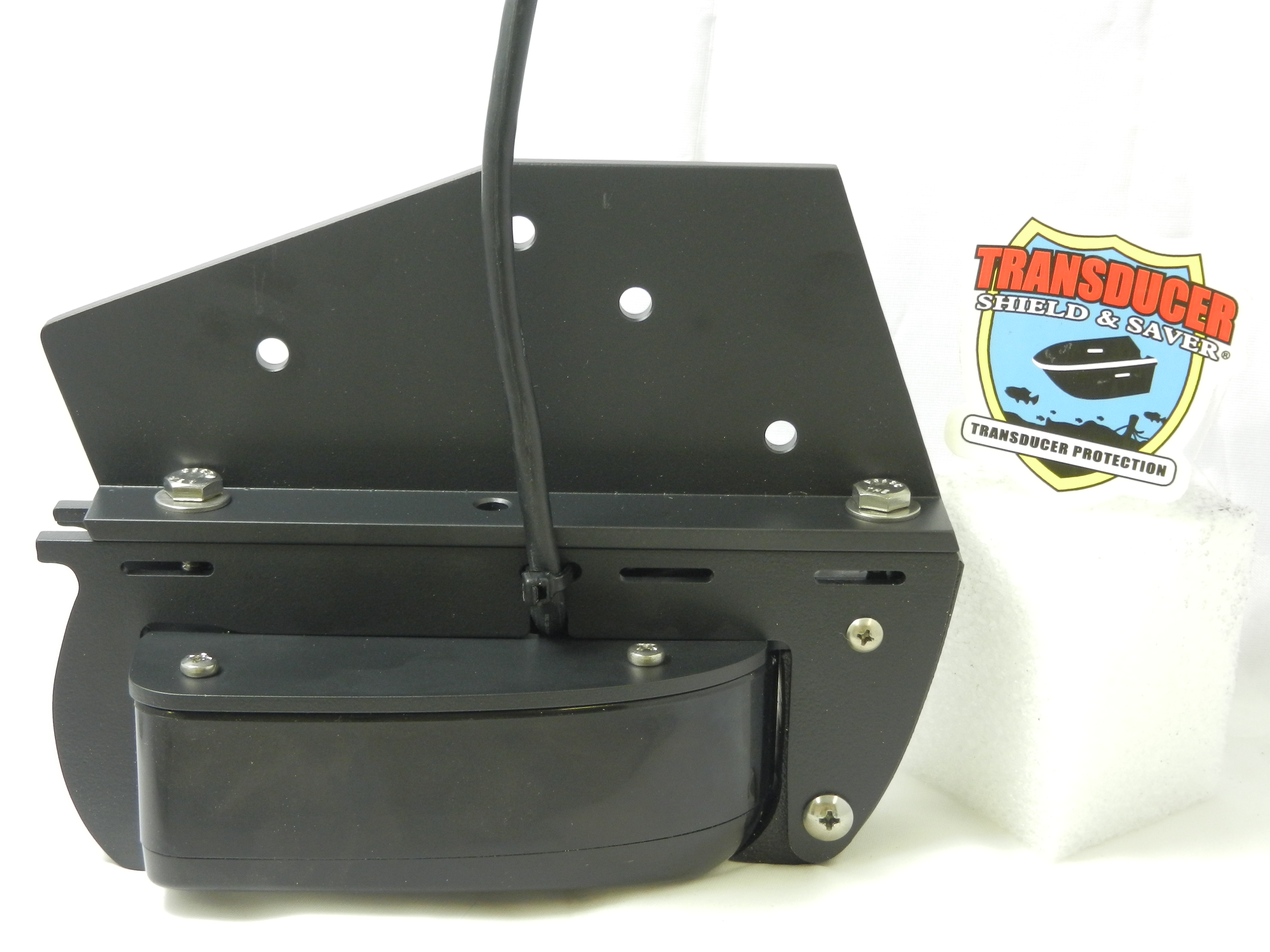 Transducer Shield and Saver TS-LIVE-S to attach Lowrance 